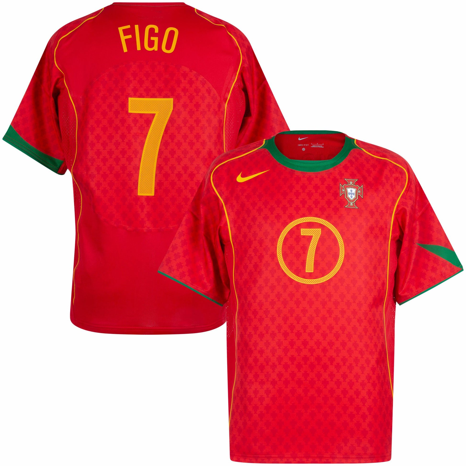 Onesizestore T-Shirt Nike Luis Figo Portugal 2004 Reissue Men’s Soccer Jersey HV9708 614
