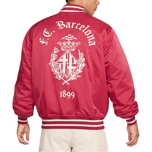 Onesizestore Giacca Nike FC Barcelona Dugout Home Satin Jacket FQ7785 620