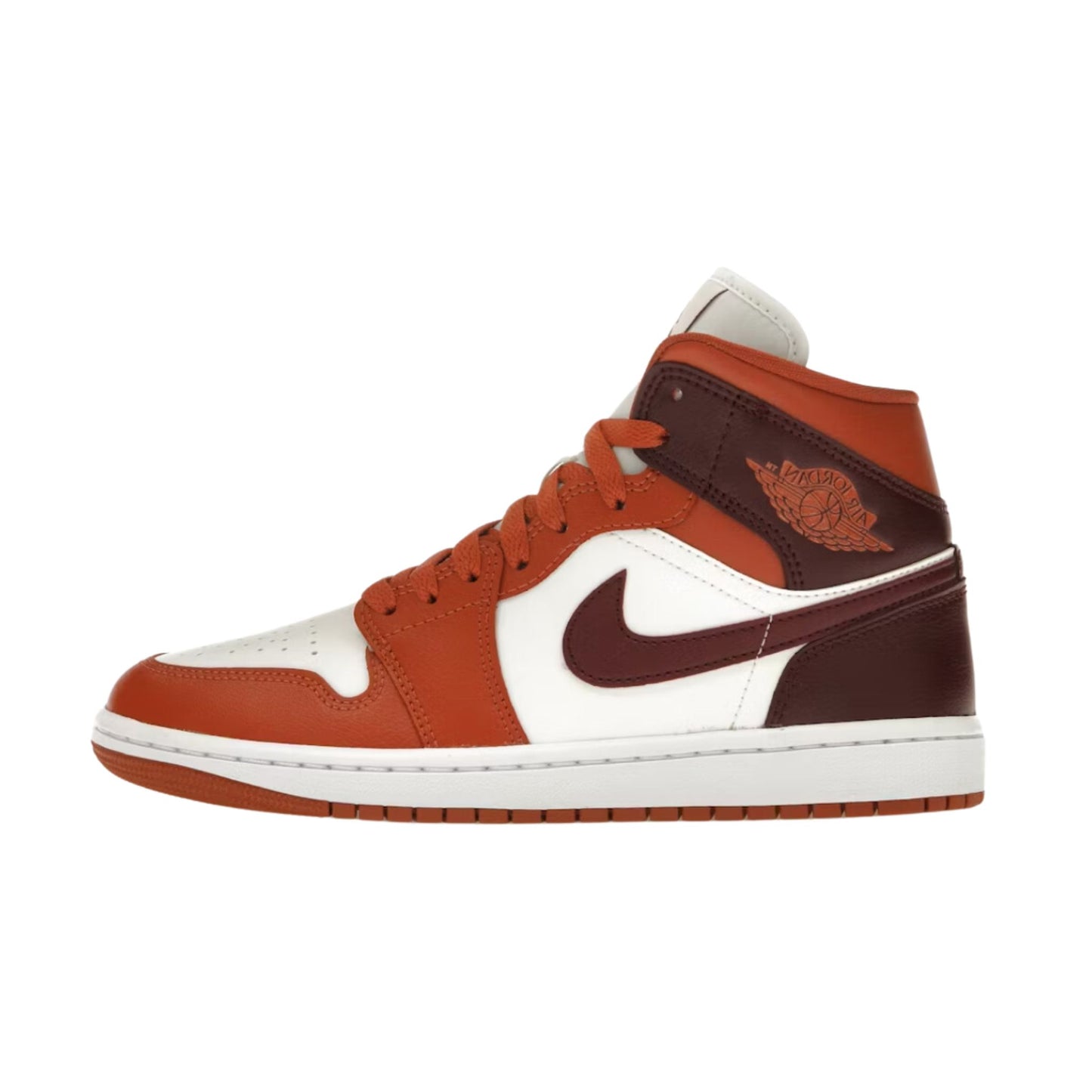 Onesizestore Jordan 1 Mid Dusty Peach Night Maroon (W) BQ6472 200
