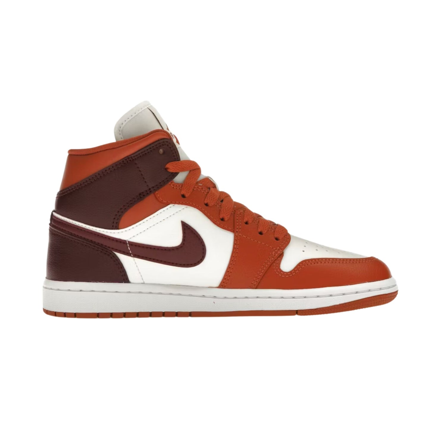 Onesizestore Jordan 1 Mid Dusty Peach Night Maroon (W) BQ6472 200