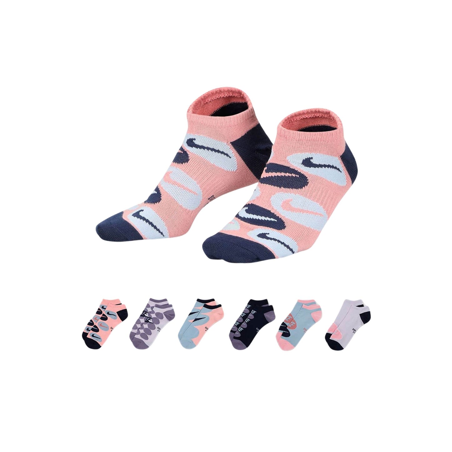 Onesizestore Nike Everyday Training No-Show Socks 6 Pack  FB3281 904