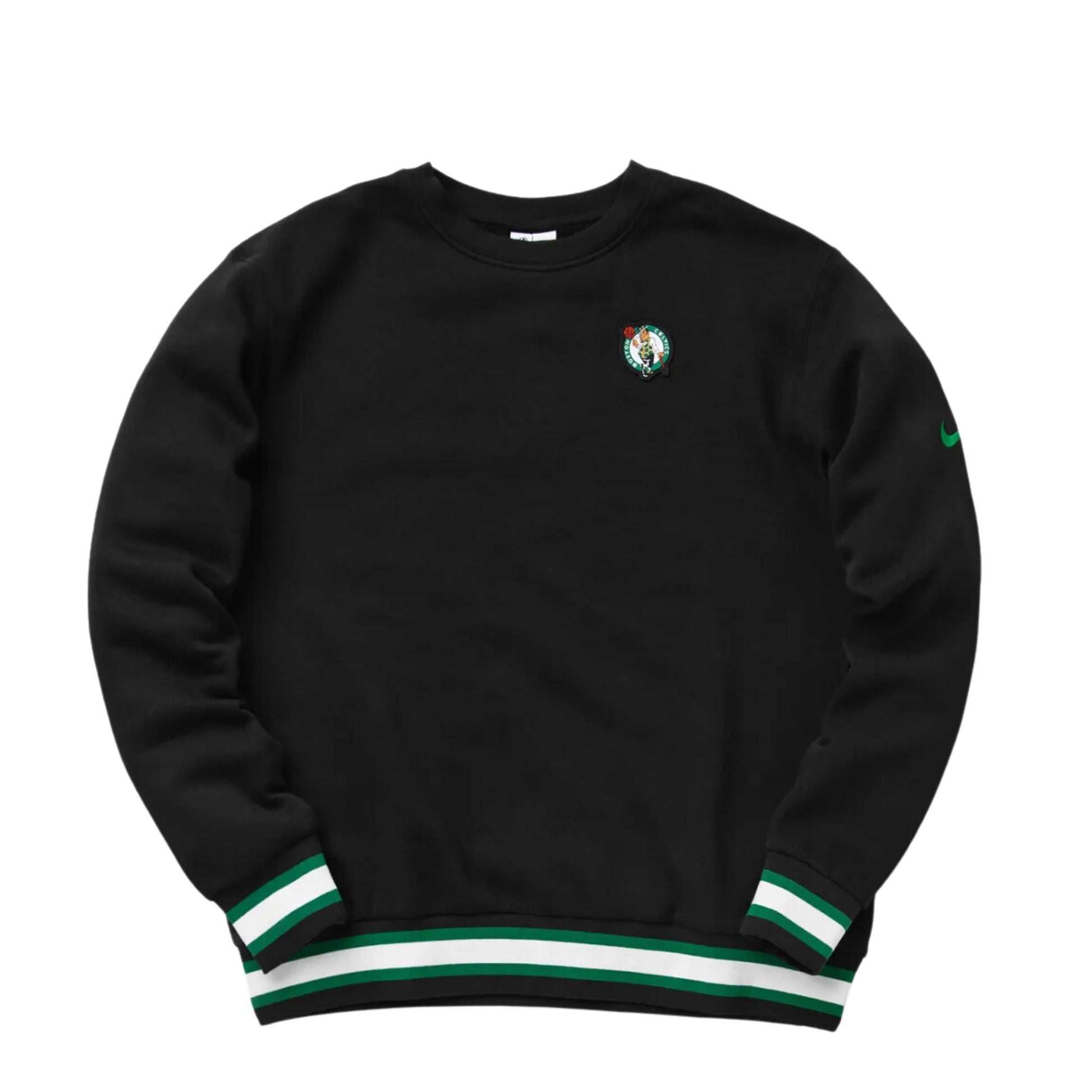 One Size Nike Courtside Fleece Crew Boston Celtics DN9097 010
