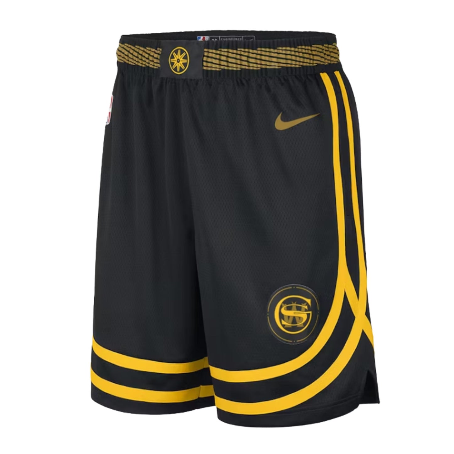 Onesizestore Pantaloncini Nike NBA Golden State Warriors Swingman City Edition Dri-Fit DX8702 010