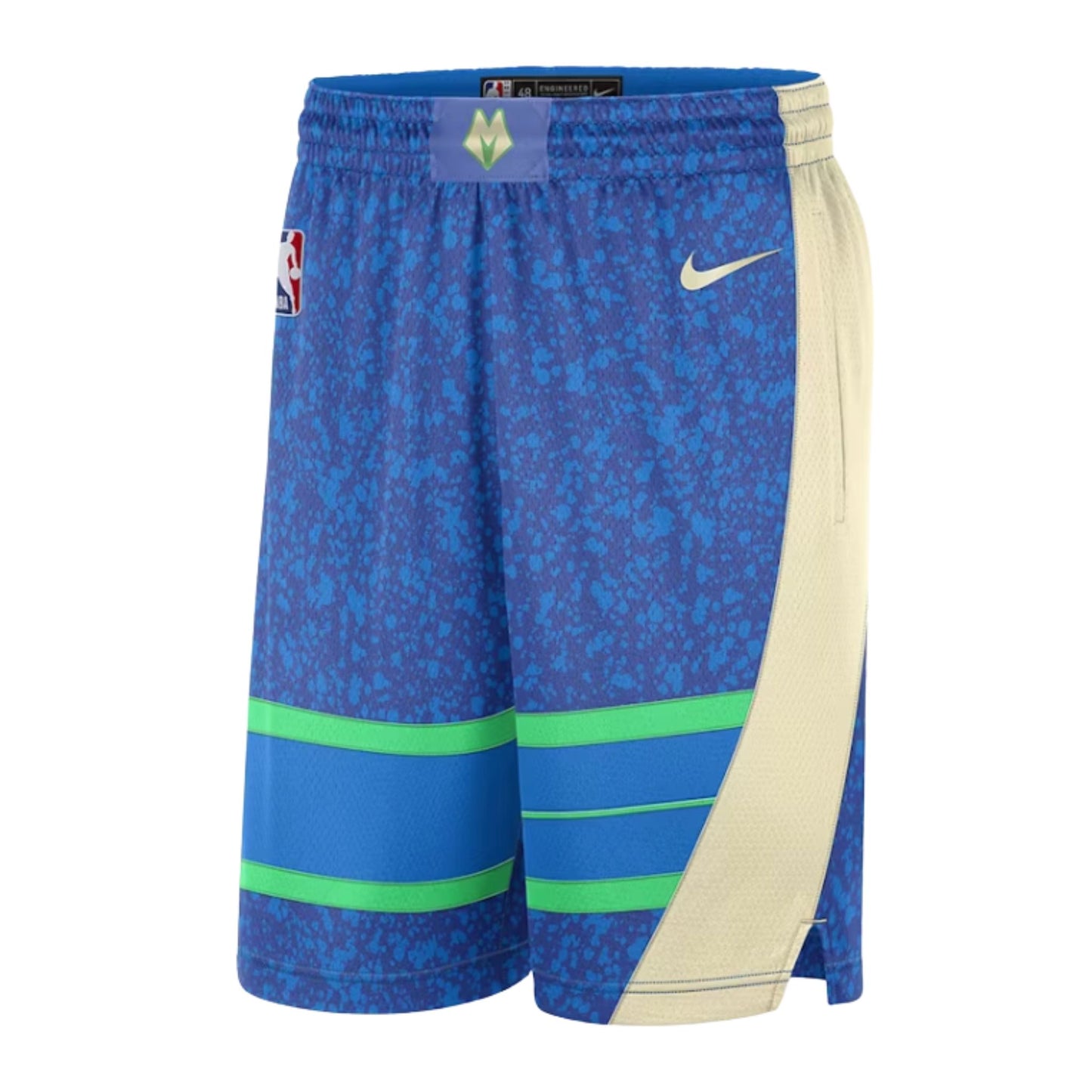 Onesizestore Pantaloncini Nike NBA Milwaukee Bucks Swingman City Edition Dri-Fit DX8709 406