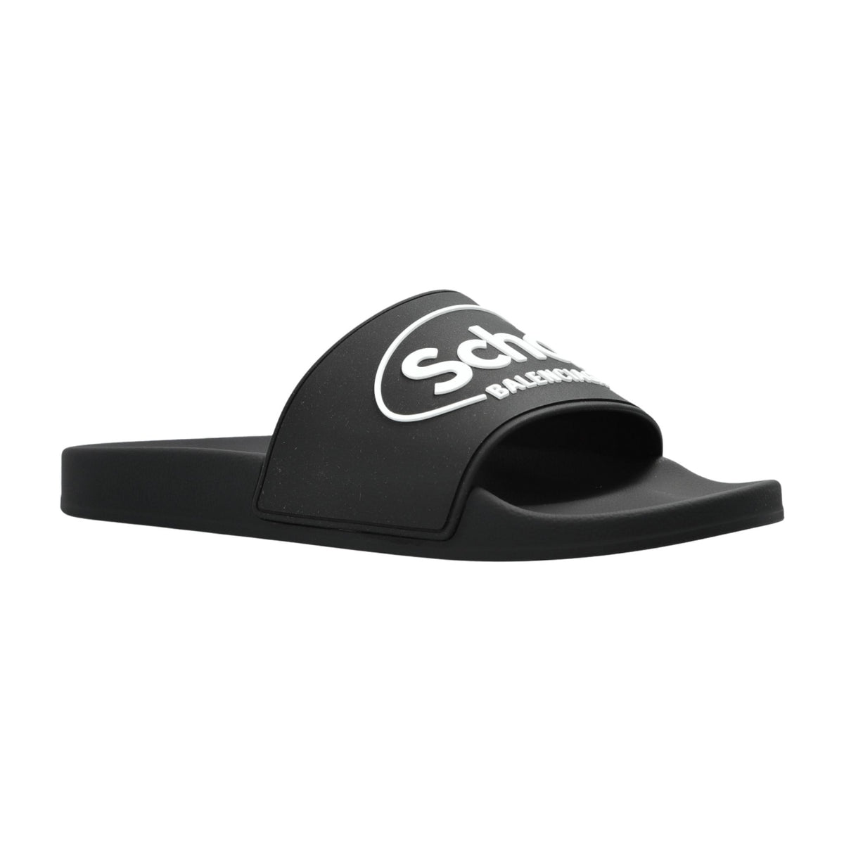 Onesizestore Ciabatte Balenciaga Pool Slide con logo Scholl 689031 W1SA7 1090