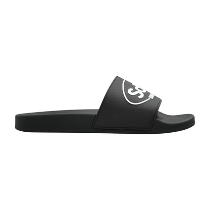 Onesizestore Ciabatte Balenciaga Pool Slide con logo Scholl 689031 W1SA7 1090