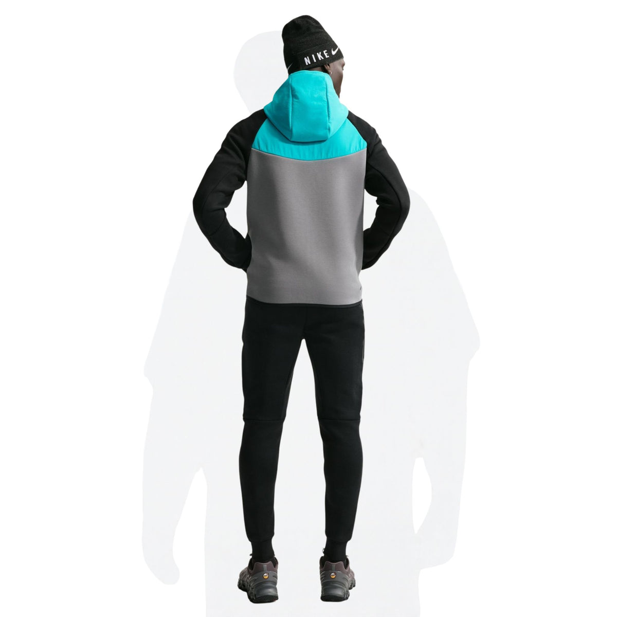 Onesizestore Completo Nike TechFleece Windrunner Full-Zip Jacket Pants IH4303 013 IH4302 084