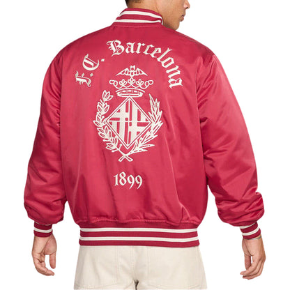 Onesizestore Giacca Nike FC Barcelona Dugout Home Satin Jacket FQ7785 620