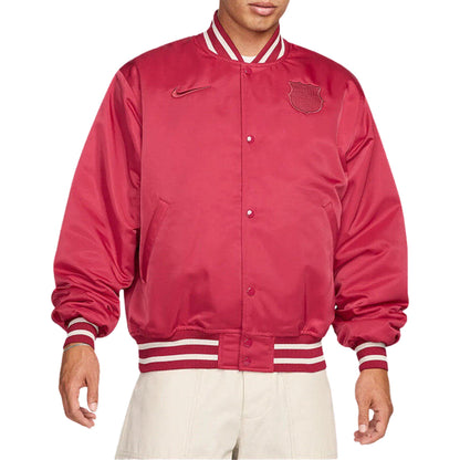 Onesizestore Giacca Nike FC Barcelona Dugout Home Satin Jacket FQ7785 620