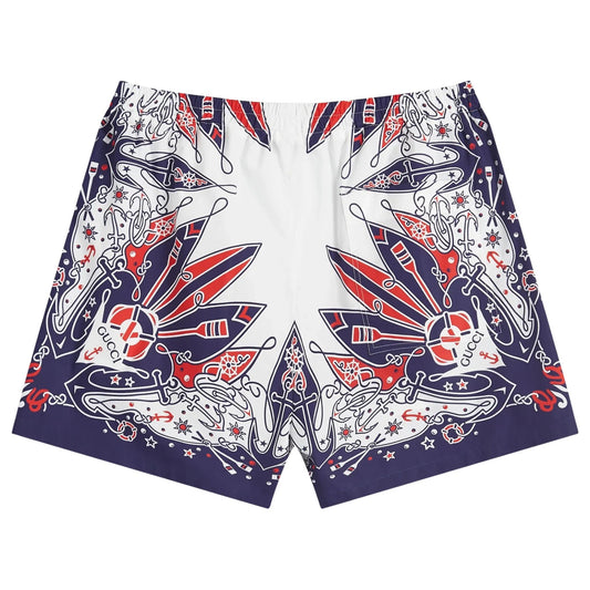 Onesizestore Gucci Pantaloncino Casablanca Sailor Bandana on Pop Print Short Pant 787502 ZAQYH