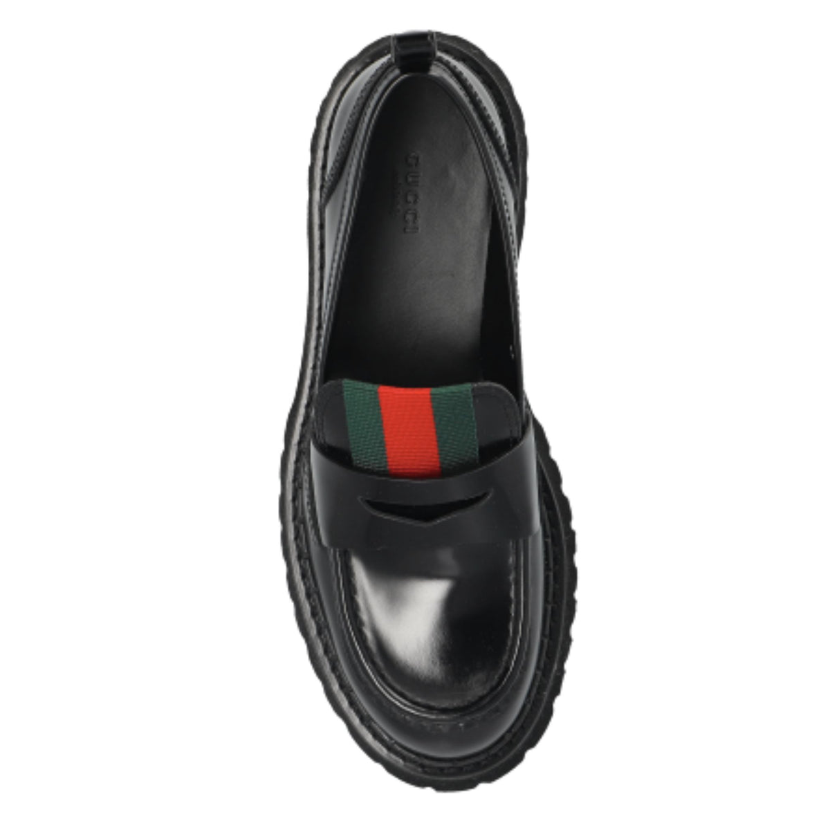 Onesizestore Gucci Women’s Leather Web Loafers 806399 AADIX 1060