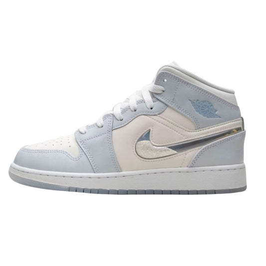 Onesizestore Jordan 1 Mid SE Swoosh glitterato (GS) FQ9117 400