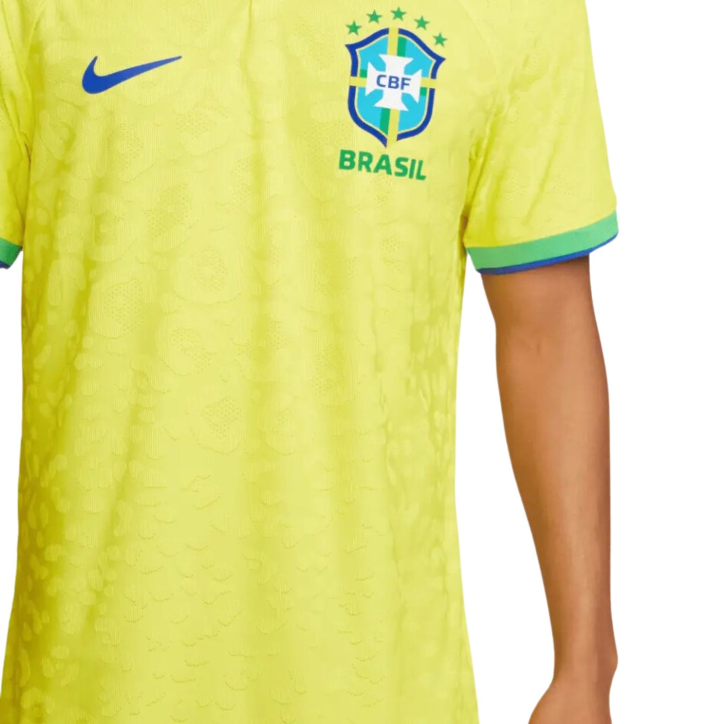 Nike Brazil 2022/23 Stadium Home ADV Dri-FIT Soccer Jersey 'Dynamic yellow' - DN0618 740