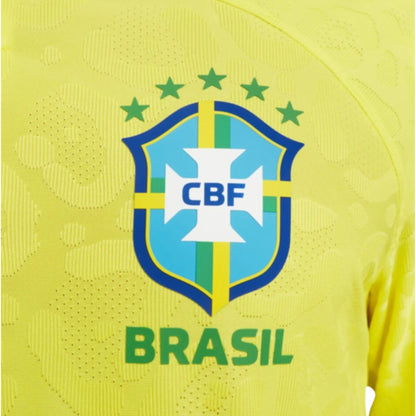 Nike Brazil 2022/23 Stadium Home ADV Dri-FIT Soccer Jersey 'Dynamic yellow' - DN0618 740