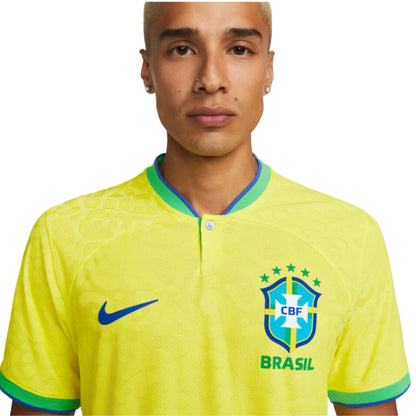 Nike Brazil 2022/23 Stadium Home ADV Dri-FIT Soccer Jersey 'Dynamic yellow' - DN0618 740