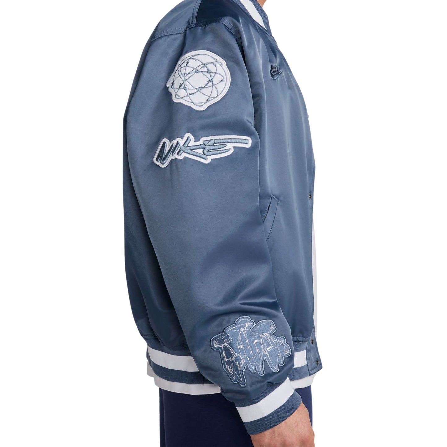 Onesizestore Nike Breaking Satin Jacket "USA Dugout" Futura Navy FN9460 491