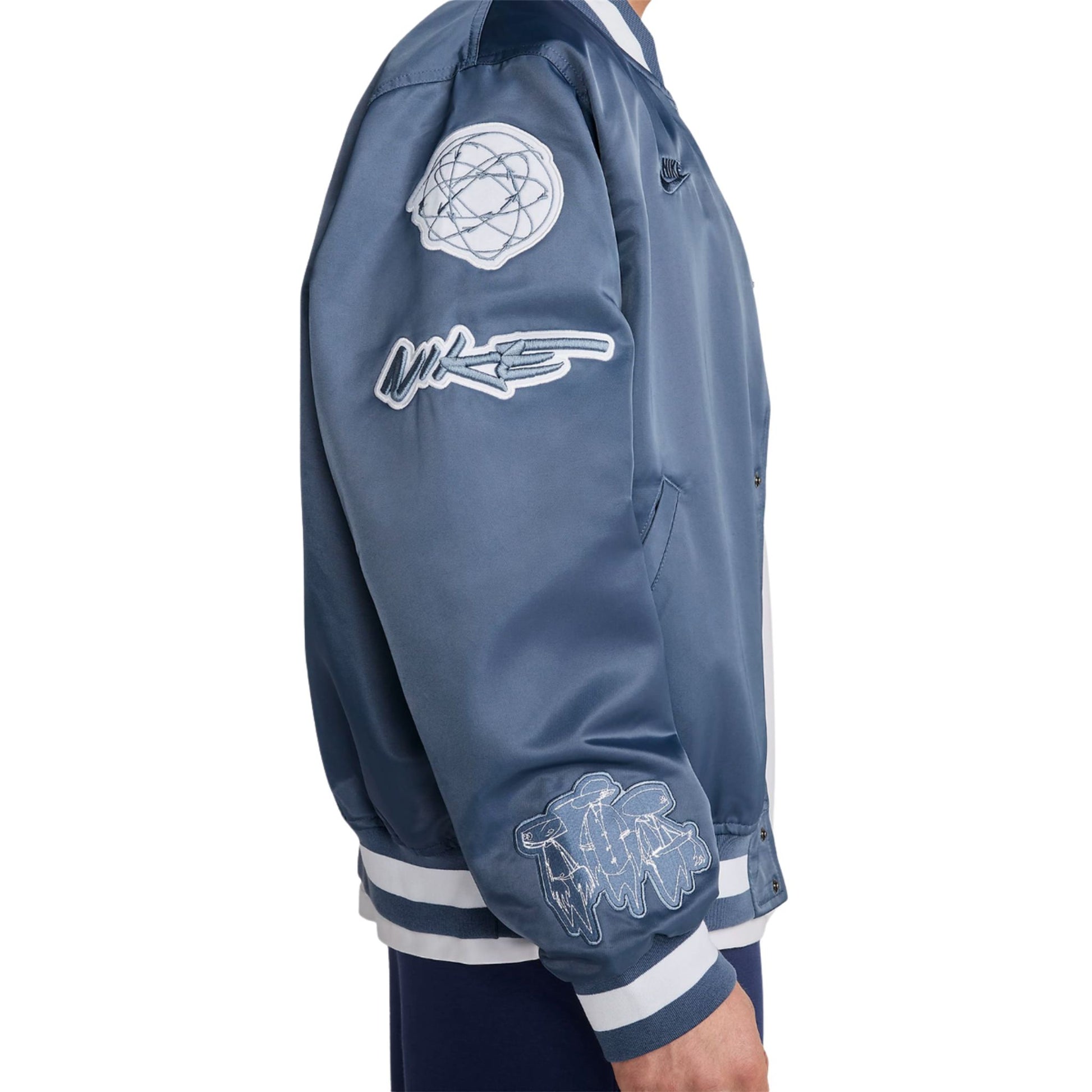 Onesizestore Nike Breaking Satin Jacket "USA Dugout" Futura Navy FN9460 491