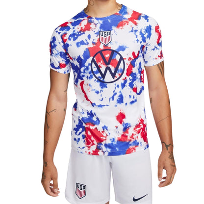 Onesizestore Nike T-Shirt prematch Coppa del Mondo 2022 USA DM9553 101