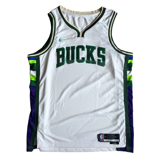 One Size Nike Canotta NBA Milwaukee Bucks City Edition DB4070 100