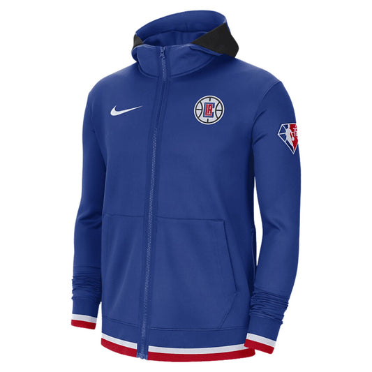 One Size Nike Felpa Nba Los Angeles Clippers Showtime Dri-Fit Full-Zip DB1037 495