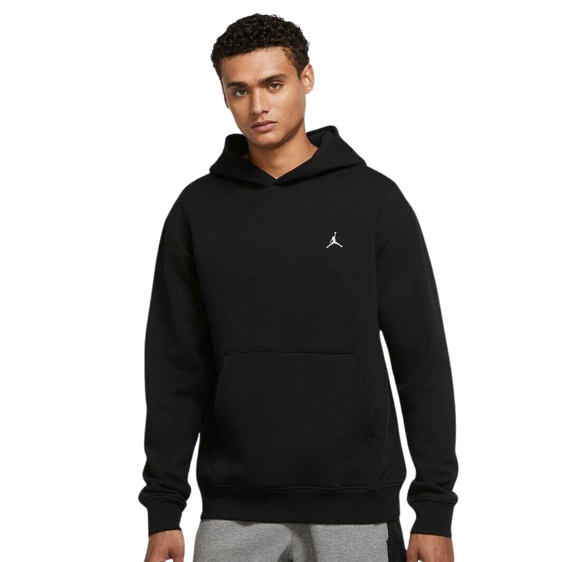 One Size Nike Men's Air Jordan Essentials Fleece Pullover Hoodie DA9818 010