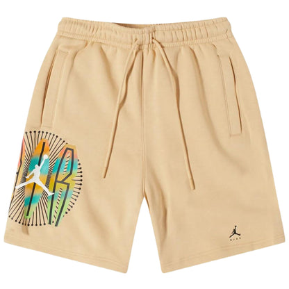 One Size Pantaloncini Jordan Flight MVP Fleece Shorts in Beige DQ7552 252