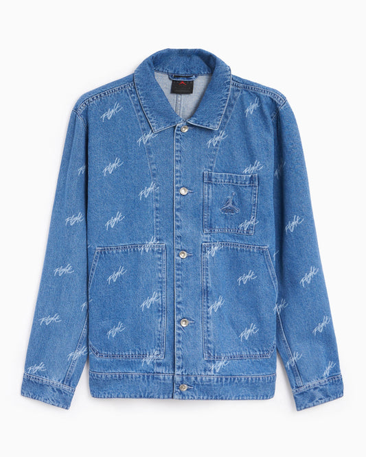 Onesizestore Jordan Flight Heritage Men's Denim Jacket Jeans FN4649 436